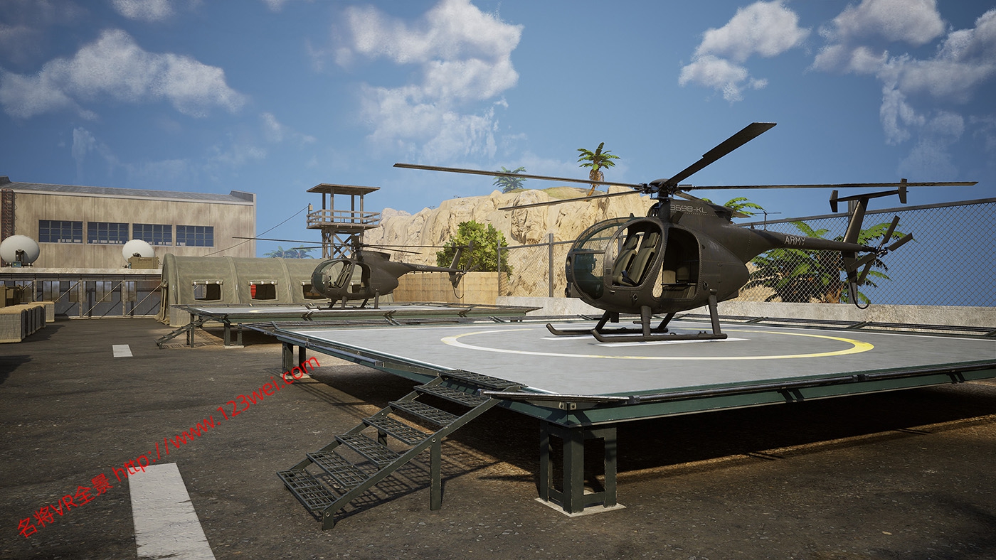 图片[4]-UE（虚幻）5.3 资源 Mediterranean Island Town and Army base（地中海岛国和陆军基地）-VR全景