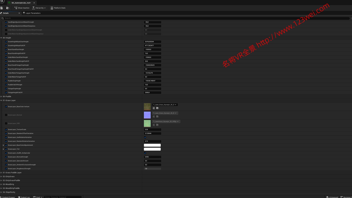 图片[5]-推荐一个功能强大的地形材质：Gatyh LandscapeSmartMaterial-VR全景