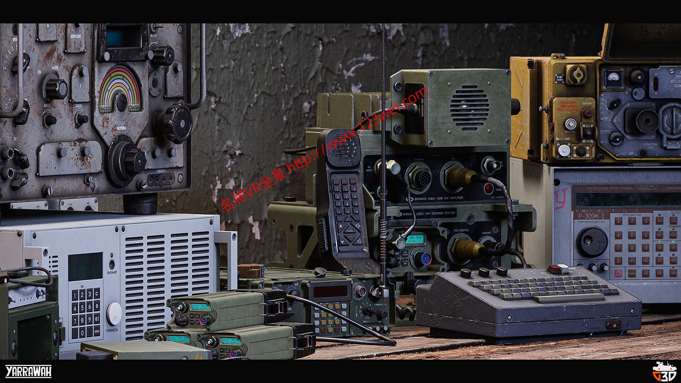 图片[1]-UE5（虚幻引擎5）资源：Military Radios 军用电台模型-VR全景