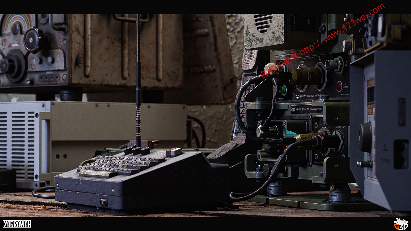 图片[3]-UE5（虚幻引擎5）资源：Military Radios 军用电台模型-VR全景