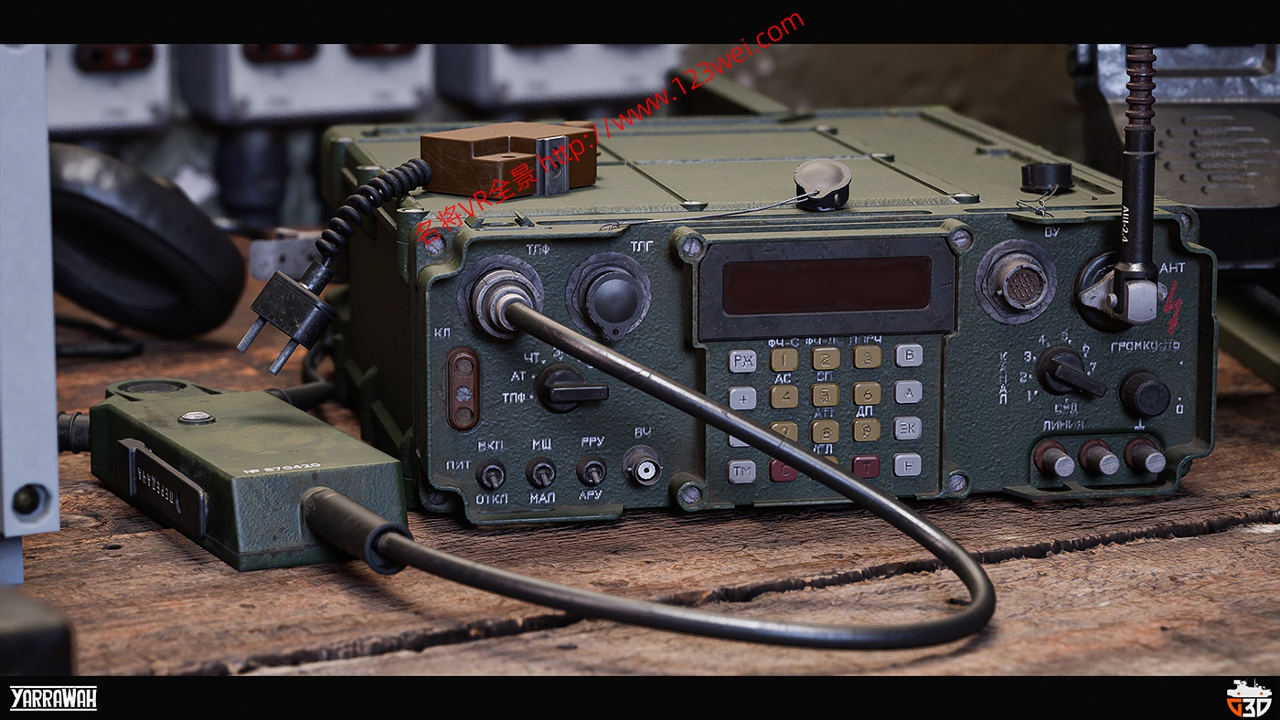 图片[5]-UE5（虚幻引擎5）资源：Military Radios 军用电台模型-VR全景