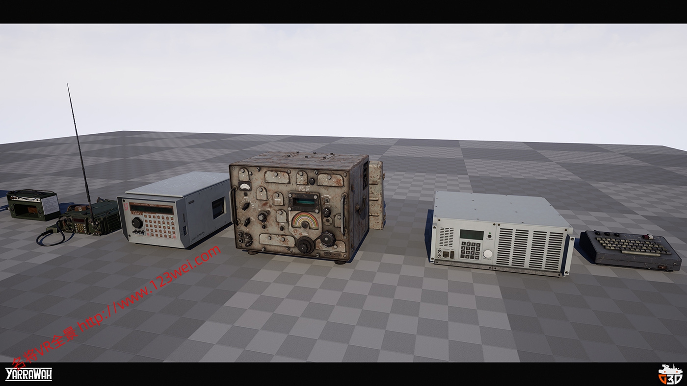 图片[9]-UE5（虚幻引擎5）资源：Military Radios 军用电台模型-VR全景