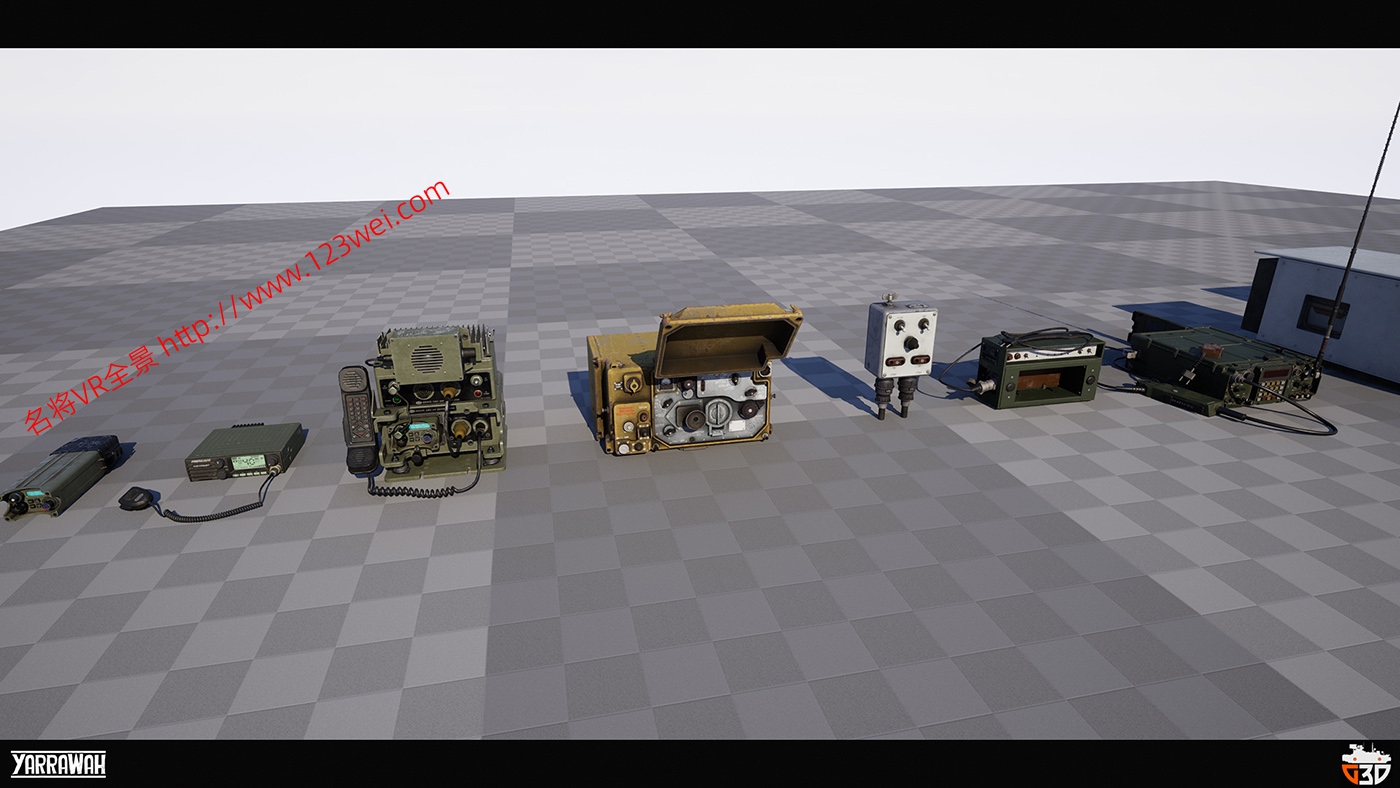 图片[10]-UE5（虚幻引擎5）资源：Military Radios 军用电台模型-VR全景
