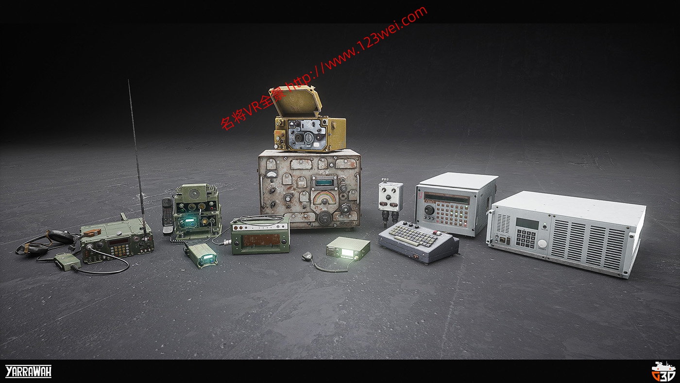 图片[11]-UE5（虚幻引擎5）资源：Military Radios 军用电台模型-VR全景