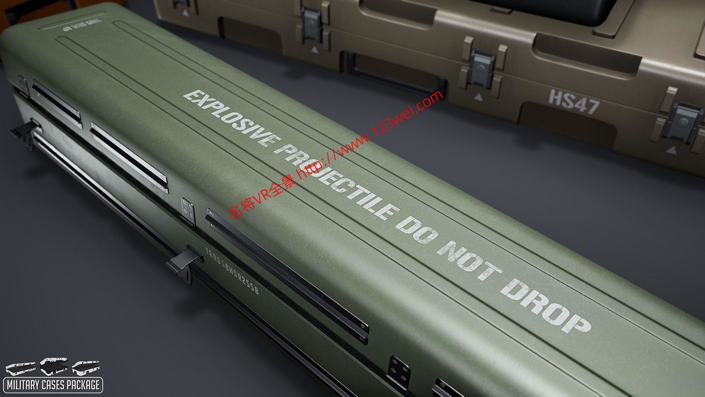 图片[12]-UE5（虚幻引擎5）资源：Military Cases Package 军用箱包模型2-VR全景