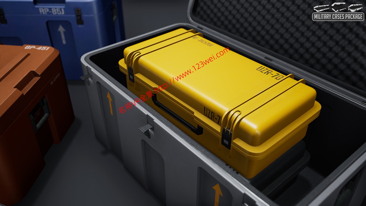 图片[9]-UE5（虚幻引擎5）资源：Military Cases Package 军用箱包模型2-VR全景