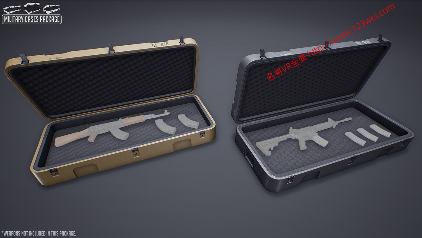 图片[6]-UE5（虚幻引擎5）资源：Military Cases Package 军用箱包模型2-VR全景