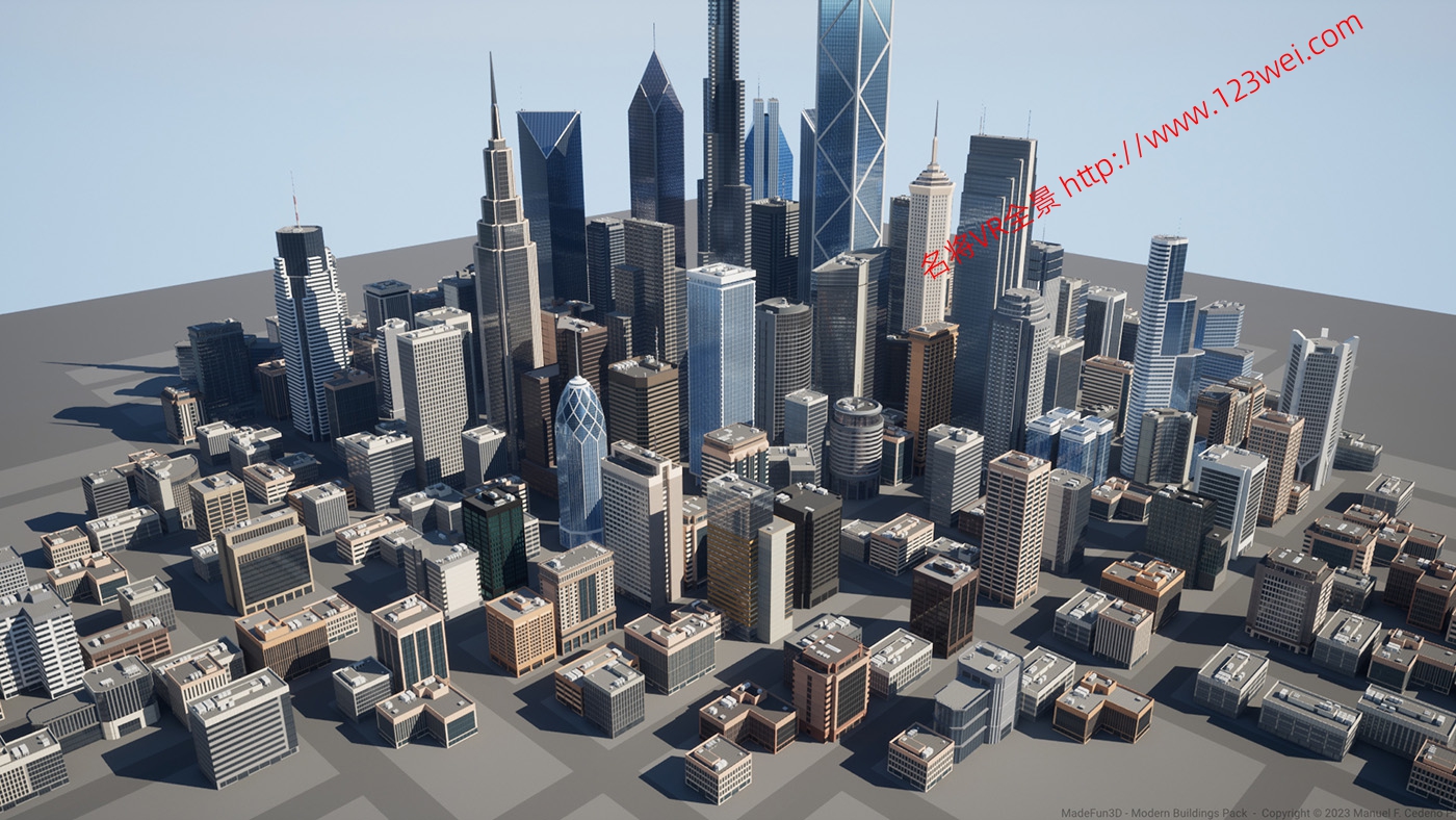 图片[25]-UE5（虚幻引擎5）资源：Modern Buildings Pack 现代建筑包-VR全景