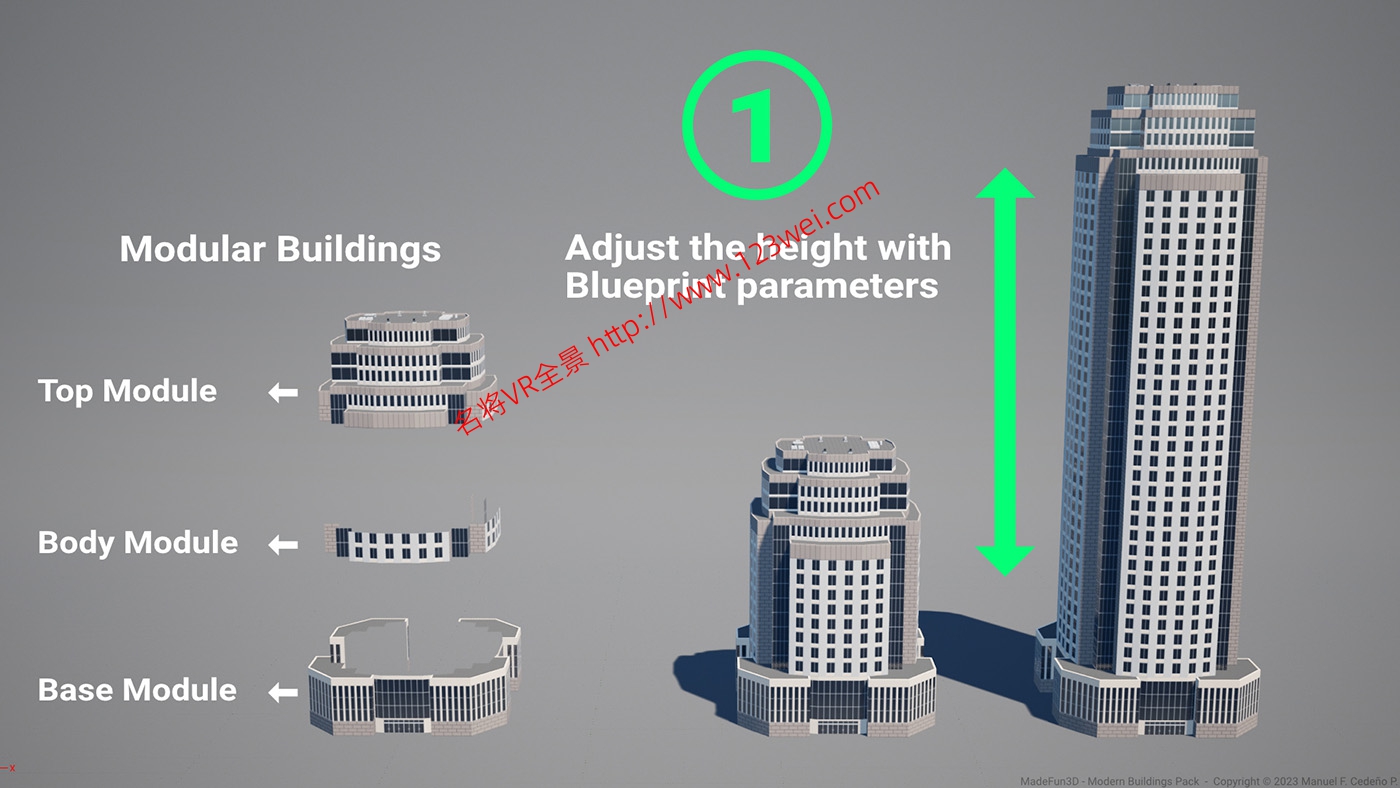 图片[23]-UE5（虚幻引擎5）资源：Modern Buildings Pack 现代建筑包-VR全景