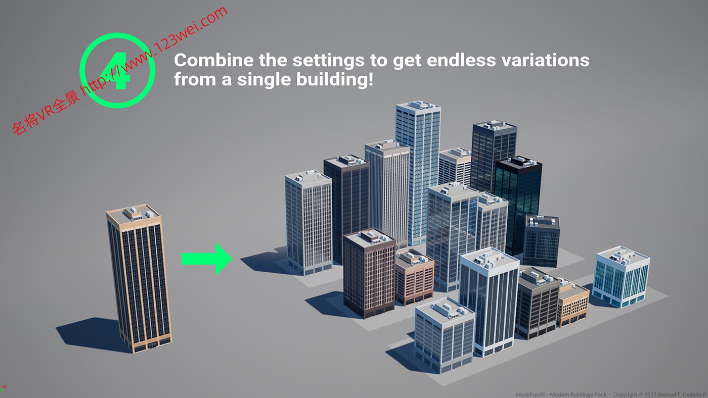 图片[20]-UE5（虚幻引擎5）资源：Modern Buildings Pack 现代建筑包-VR全景