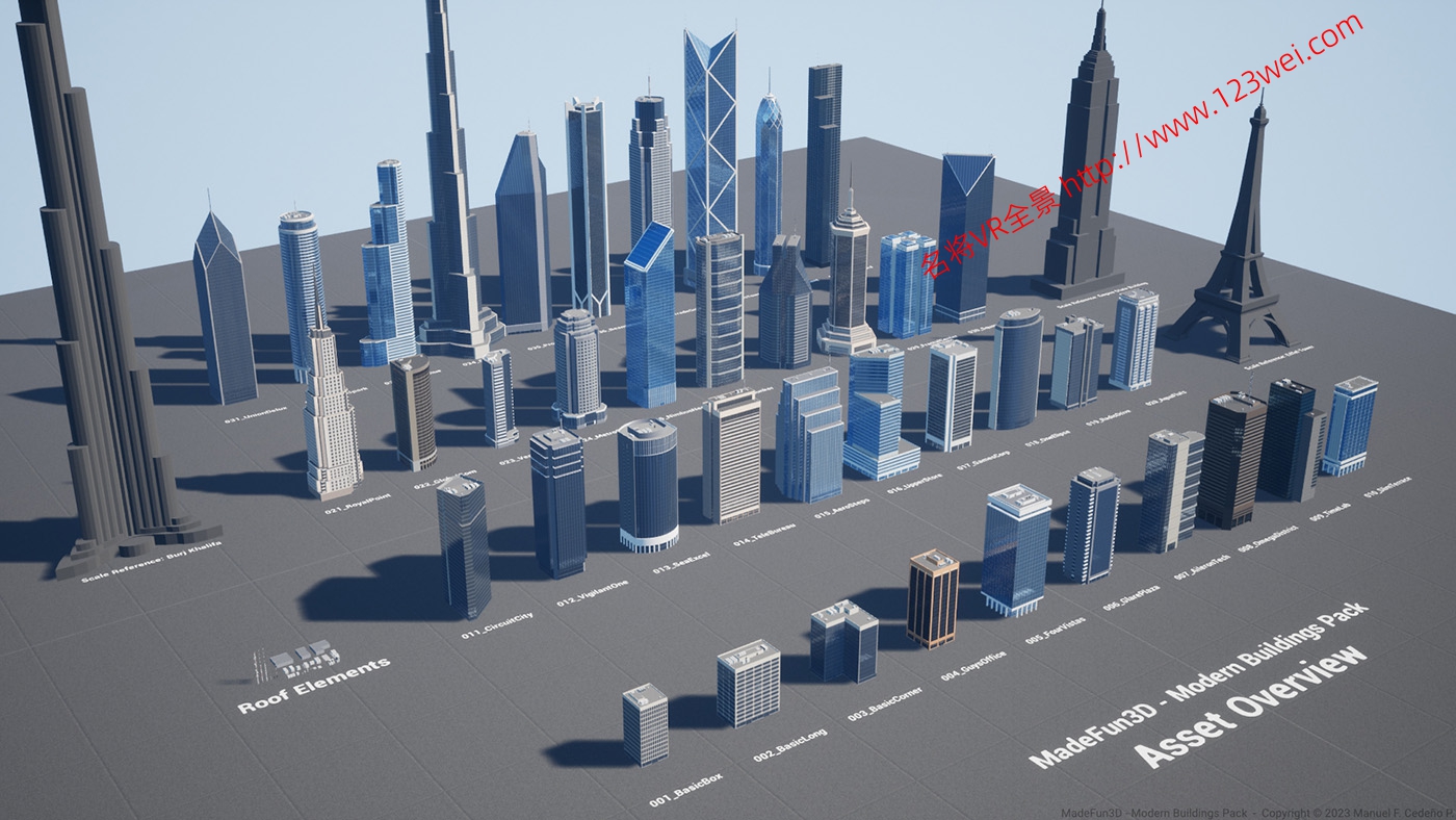 图片[11]-UE5（虚幻引擎5）资源：Modern Buildings Pack 现代建筑包-VR全景