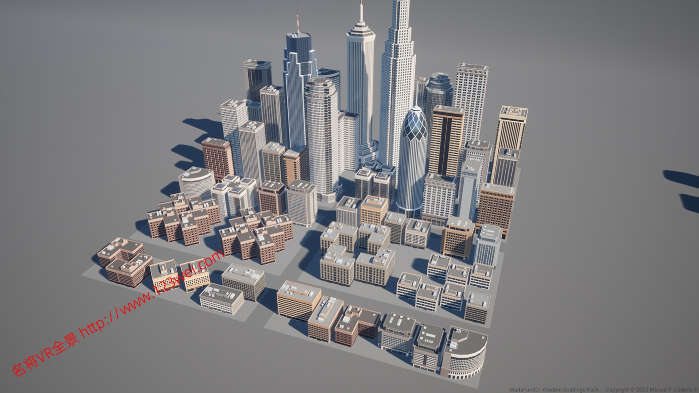 图片[7]-UE5（虚幻引擎5）资源：Modern Buildings Pack 现代建筑包-VR全景