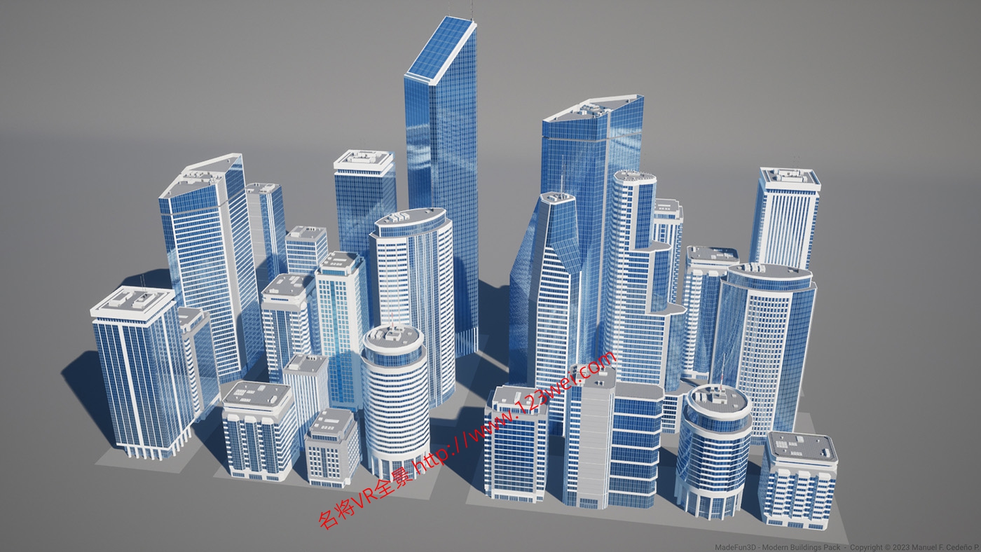 图片[6]-UE5（虚幻引擎5）资源：Modern Buildings Pack 现代建筑包-VR全景