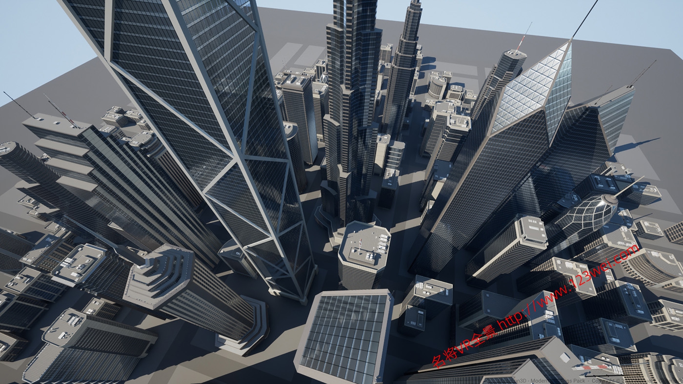 图片[2]-UE5（虚幻引擎5）资源：Modern Buildings Pack 现代建筑包-VR全景