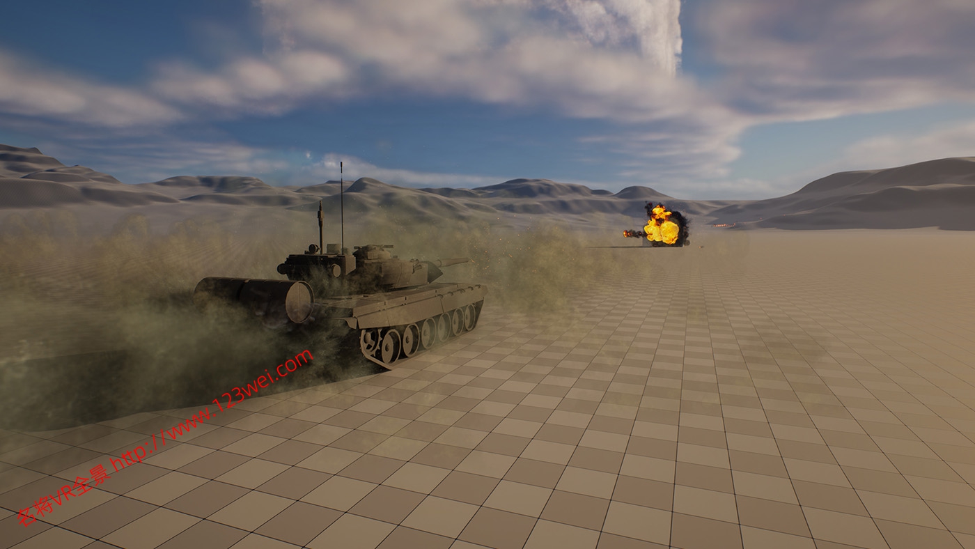 图片[1]-UE5（虚幻引擎5）资源：Tank Fx Pack 1 坦克特效包1-VR全景