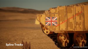 UE5(虚幻引擎5)资源:Challenger1 & Challenger2 Tank Bundle 可驾驶坦克蓝图包-VR全景