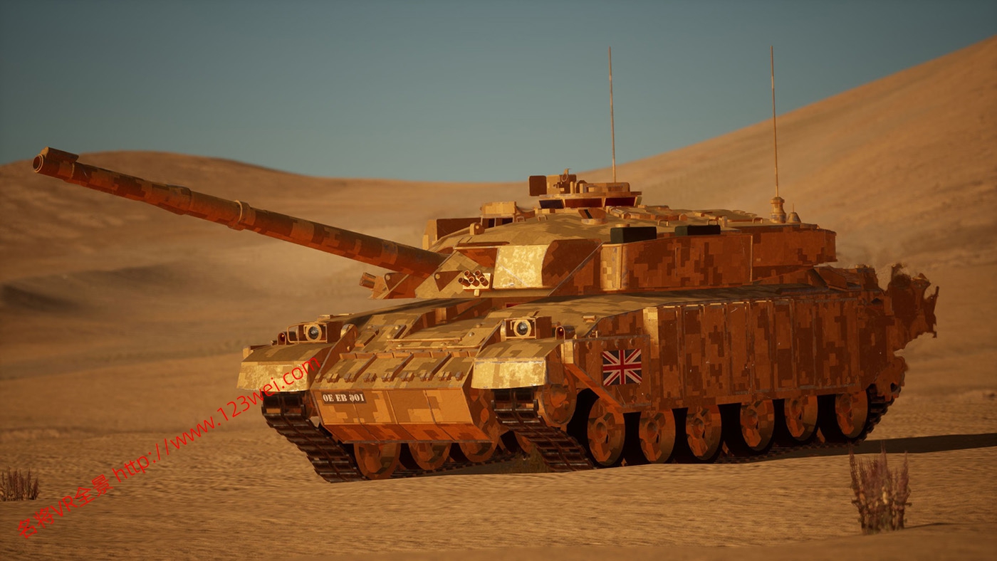 图片[6]-UE5（虚幻引擎5）资源：Challenger1 & Challenger2 Tank Bundle 可驾驶坦克蓝图包-VR全景