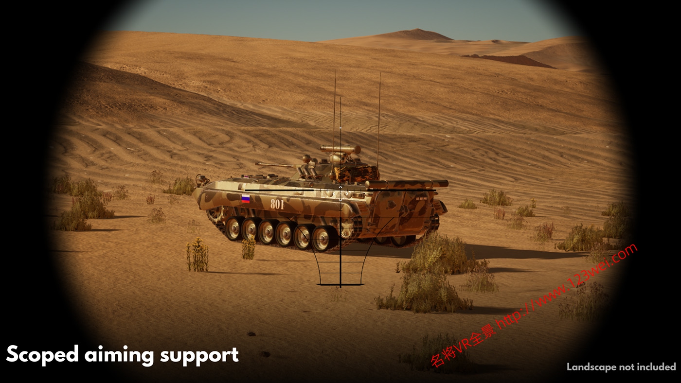 图片[5]-UE5（虚幻引擎5）资源：Challenger1 & Challenger2 Tank Bundle 可驾驶坦克蓝图包-VR全景