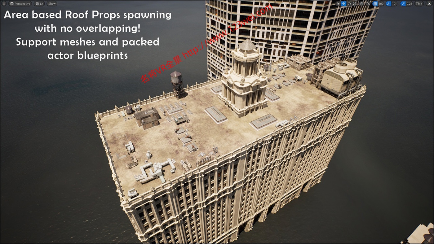 图片[17]-UE5（虚幻引擎5）资源：Procedural Building Generator Pro 程序化建筑生成工具-VR全景