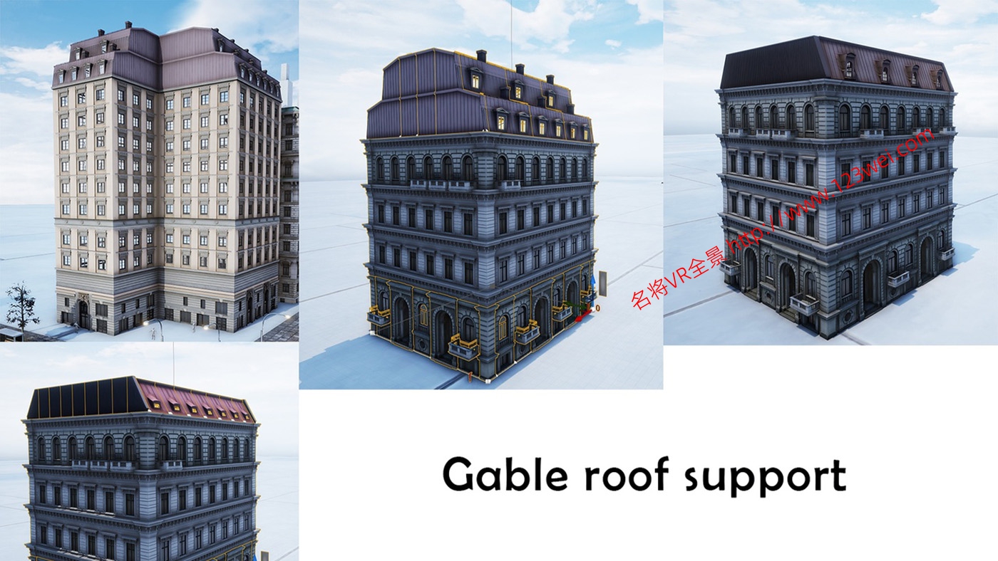图片[15]-UE5（虚幻引擎5）资源：Procedural Building Generator Pro 程序化建筑生成工具-VR全景