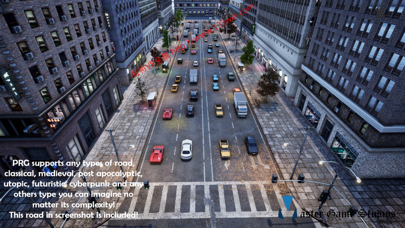 图片[4]-UE5（虚幻引擎5）资源：Procedural Road Generator 程序化道路生成工具-VR全景