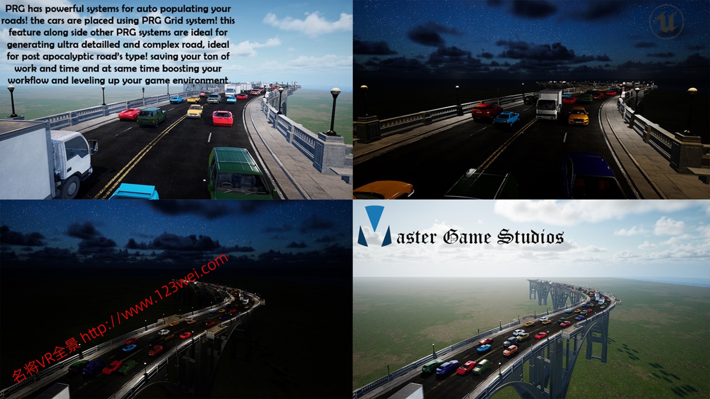 图片[10]-UE5（虚幻引擎5）资源：Procedural Road Generator 程序化道路生成工具-VR全景