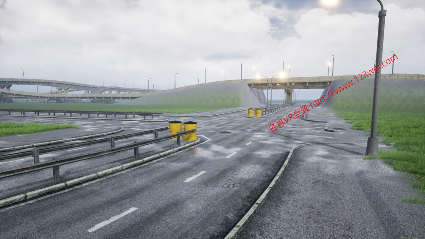 图片[23]-UE5（虚幻引擎5）资源：Procedural Road And Highway Tool With Simple Vehicle Traffic 具有简单车辆交通的程序化道路和公路工具-VR全景