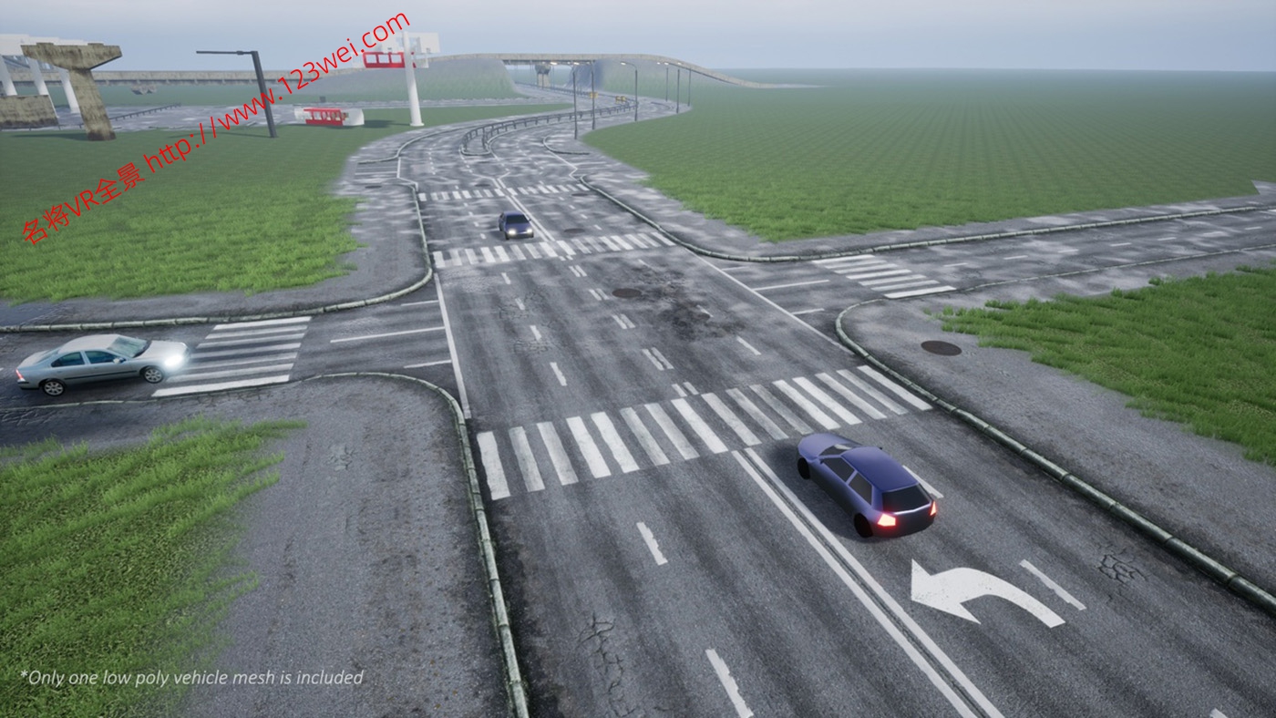图片[14]-UE5（虚幻引擎5）资源：Procedural Road And Highway Tool With Simple Vehicle Traffic 具有简单车辆交通的程序化道路和公路工具-VR全景