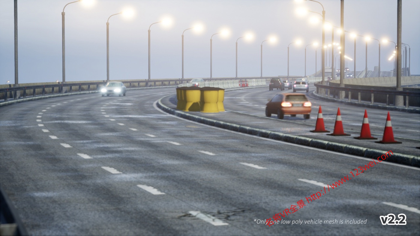 图片[11]-UE5（虚幻引擎5）资源：Procedural Road And Highway Tool With Simple Vehicle Traffic 具有简单车辆交通的程序化道路和公路工具-VR全景