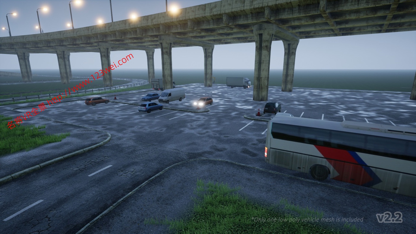 图片[9]-UE5（虚幻引擎5）资源：Procedural Road And Highway Tool With Simple Vehicle Traffic 具有简单车辆交通的程序化道路和公路工具-VR全景