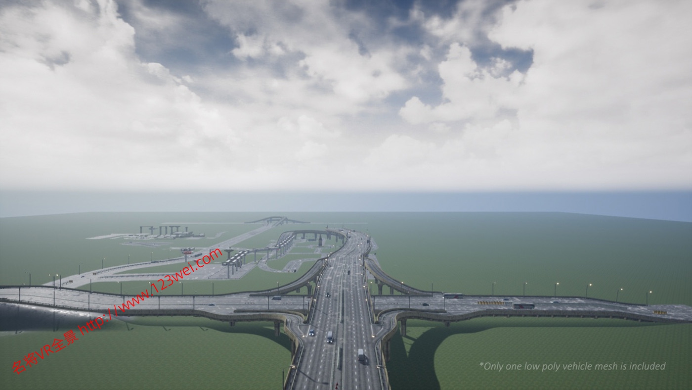 图片[4]-UE5（虚幻引擎5）资源：Procedural Road And Highway Tool With Simple Vehicle Traffic 具有简单车辆交通的程序化道路和公路工具-VR全景