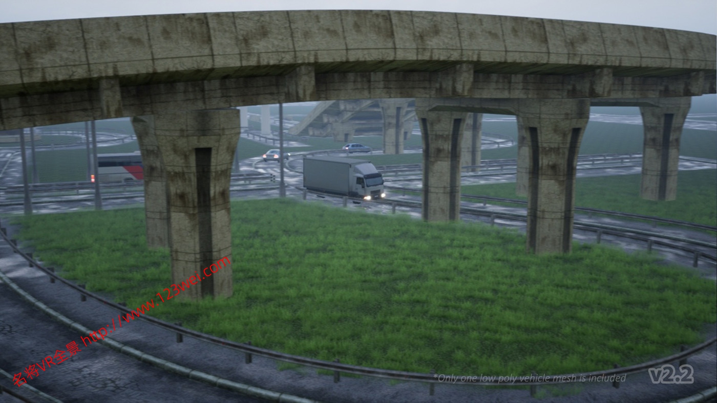 图片[2]-UE5（虚幻引擎5）资源：Procedural Road And Highway Tool With Simple Vehicle Traffic 具有简单车辆交通的程序化道路和公路工具-VR全景