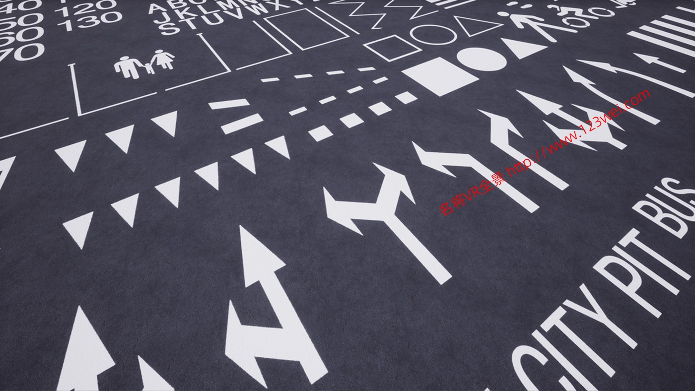 图片[1]-UE5（虚幻引擎5）资源：PROCEDURAL ROAD MARKINGS 程序化道路标记-VR全景