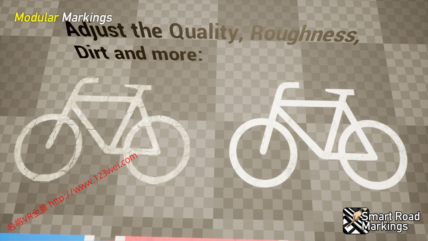 图片[10]-UE5（虚幻引擎5）资源：Smart Road Markings 智能道路标记-VR全景