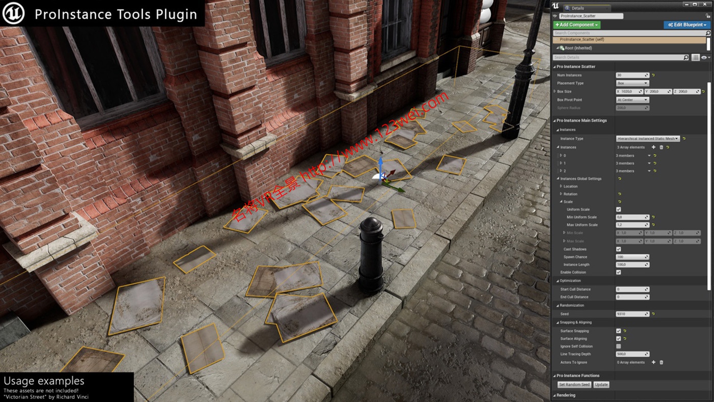 图片[6]-UE5（虚幻引擎5）资源：ProInstance 阵列工具插件-VR全景