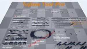 UE5(虚幻引擎5)资源:Spline Tool Pro 样条线工具专业版-VR全景