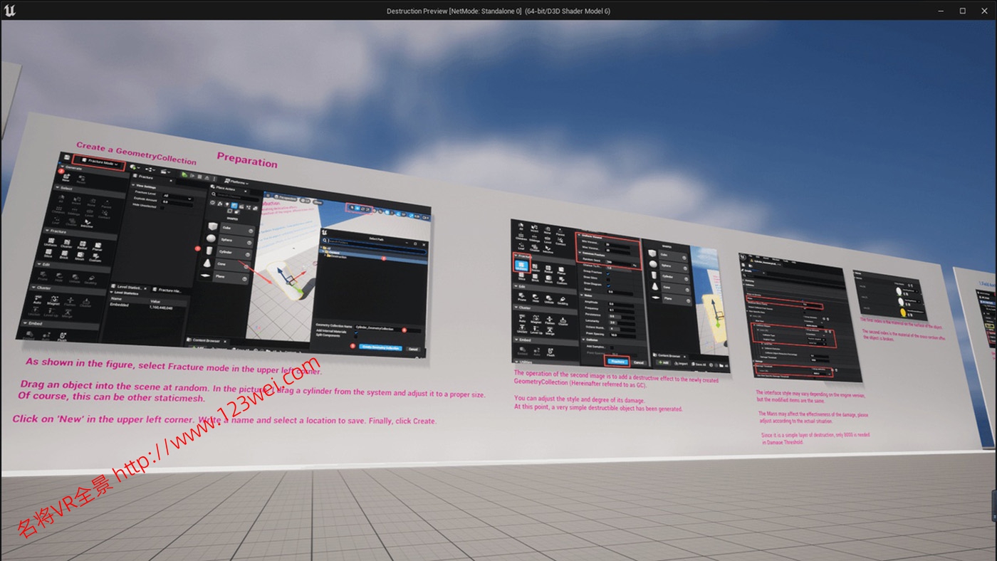 图片[10]-UE5（虚幻引擎5）资源：Destruction Syetem 破坏系统-VR全景