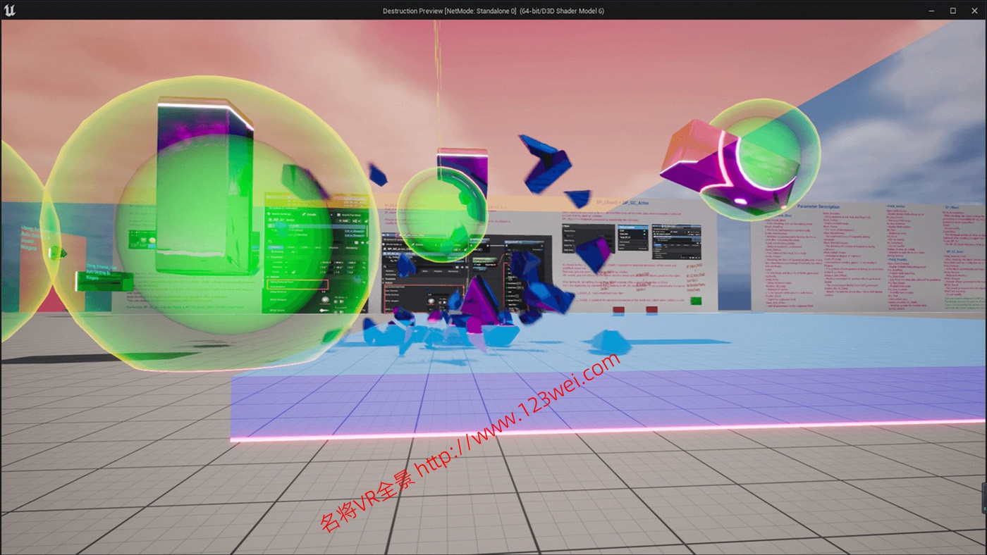 图片[8]-UE5（虚幻引擎5）资源：Destruction Syetem 破坏系统-VR全景
