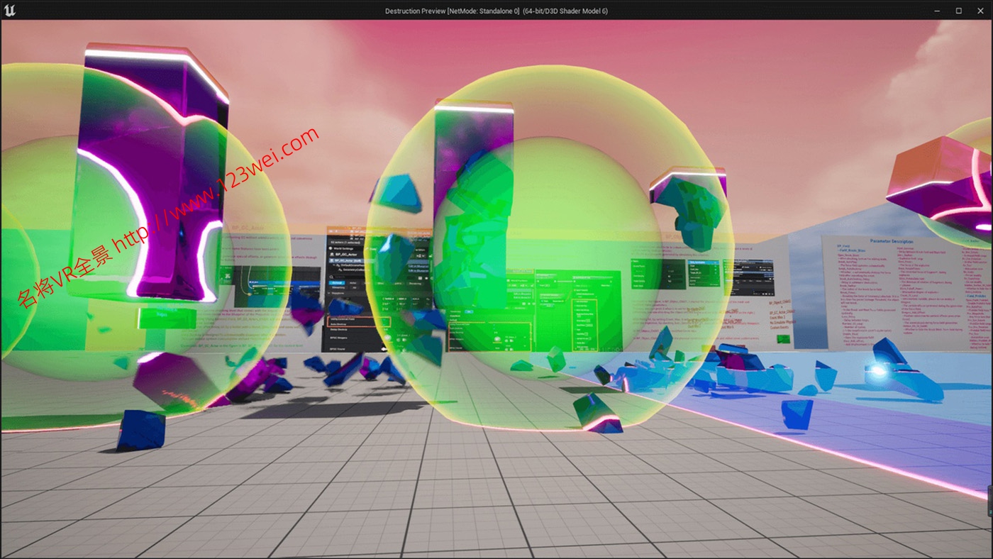 图片[7]-UE5（虚幻引擎5）资源：Destruction Syetem 破坏系统-VR全景