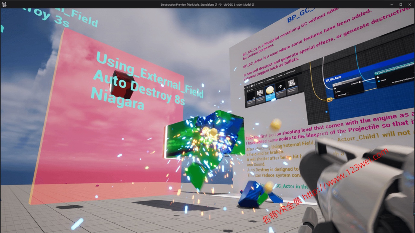 图片[5]-UE5（虚幻引擎5）资源：Destruction Syetem 破坏系统-VR全景