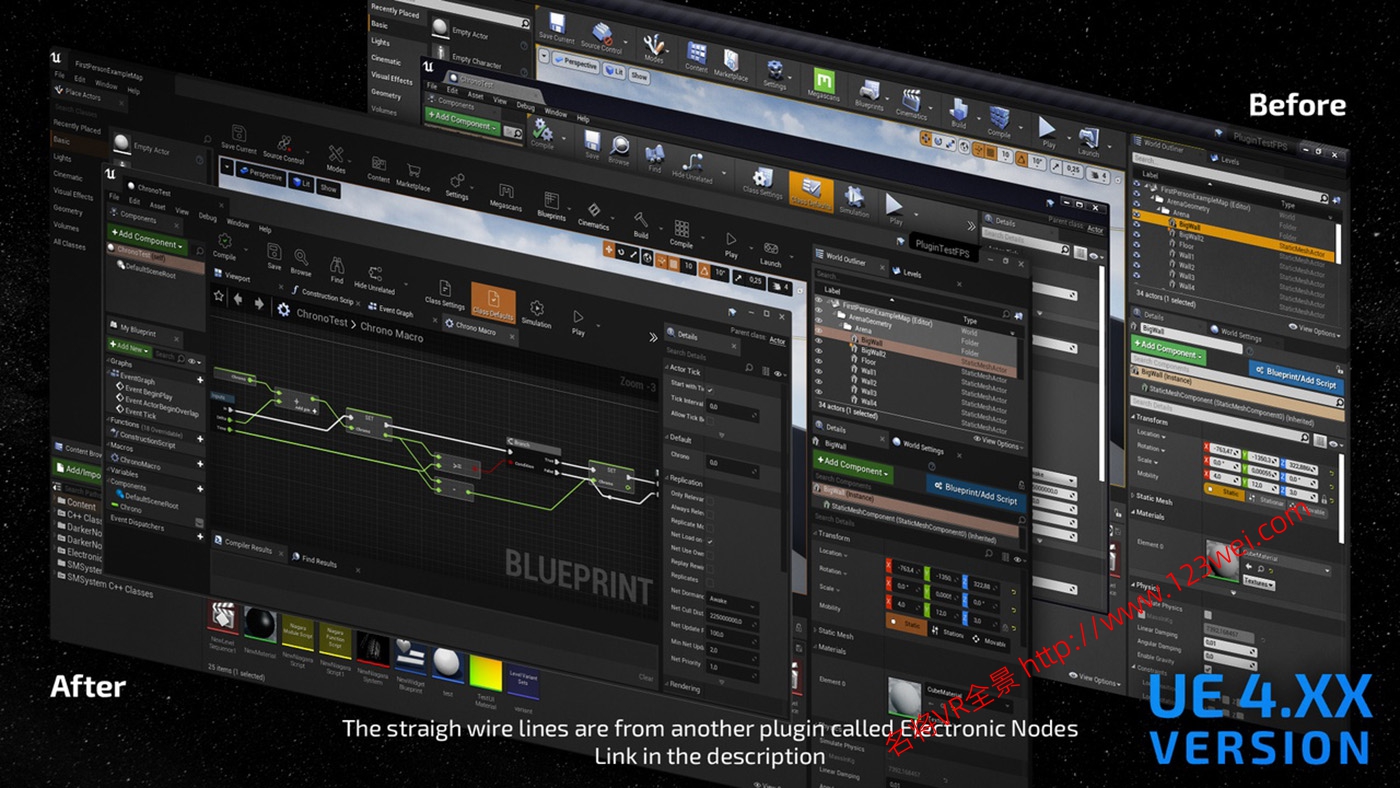 图片[3]-UE5（虚幻引擎5）资源：Darker Nodes 虚幻编辑器的一个现代主题-VR全景