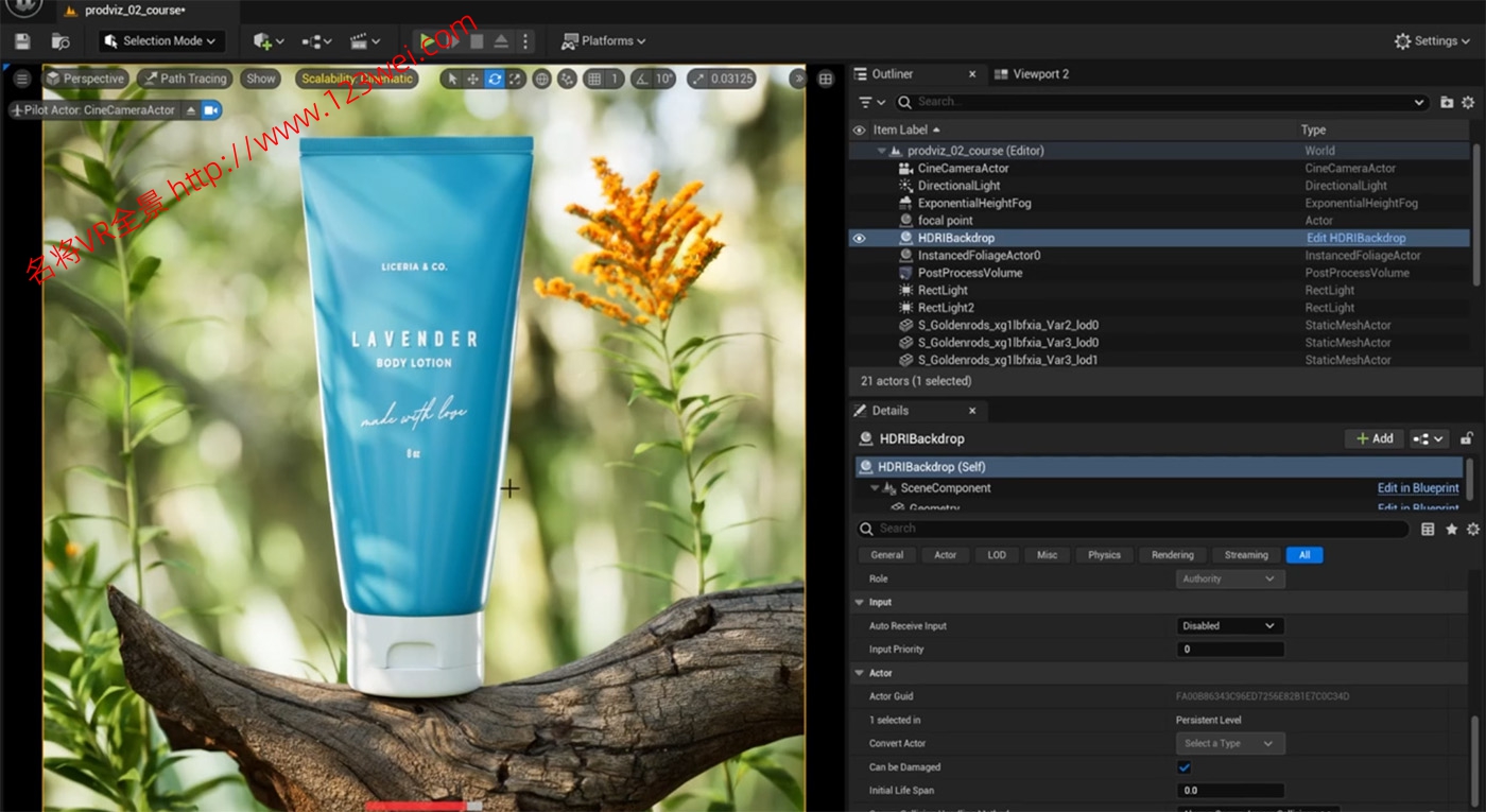 图片[3]-UE5（虚幻引擎5）视频教程：Unreal Engine 5 Realistic Product Visualization UE5产品视觉表现动画教程_中文字幕-VR全景
