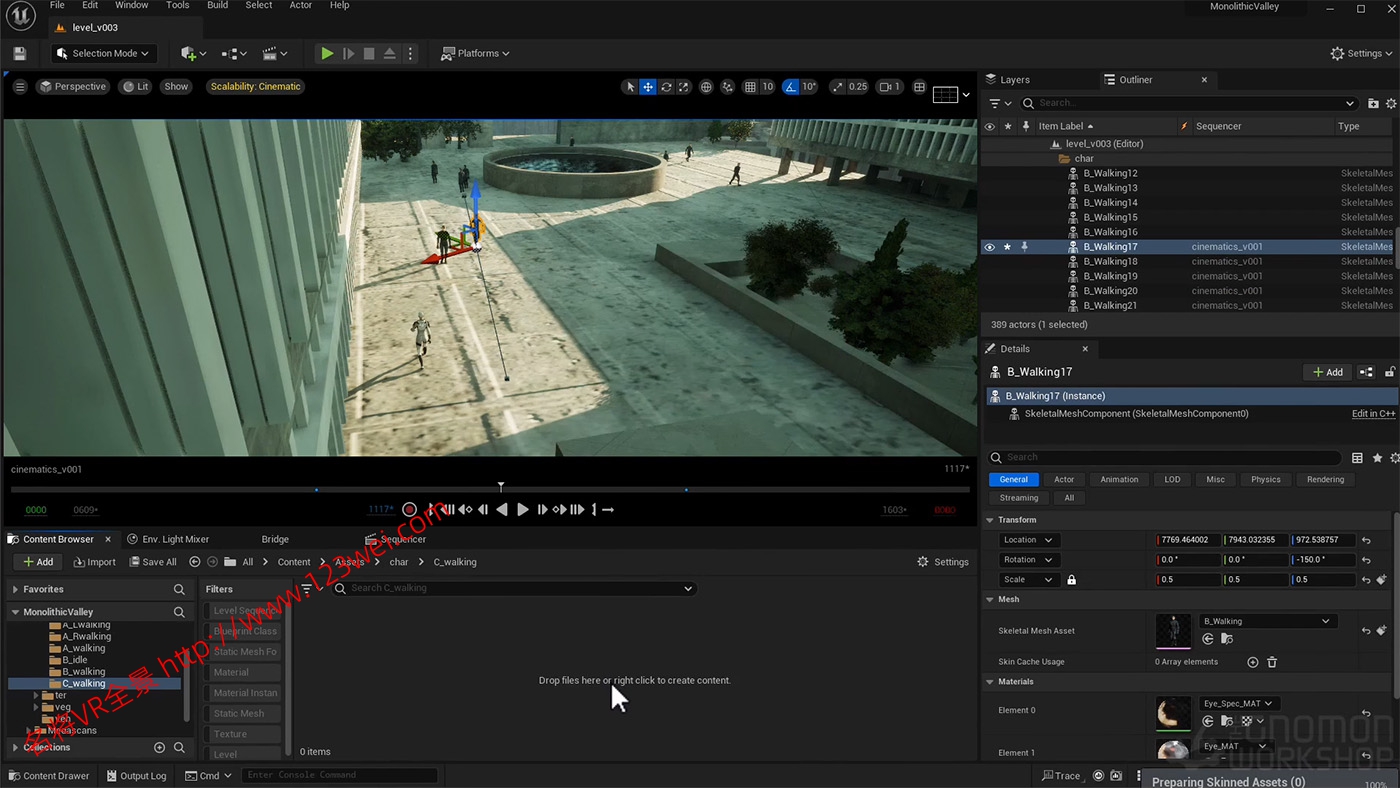 图片[3]-UE5（虚幻引擎5）视频教程：Creating a Monolithic City in Unreal Engine 5 UE5城市搭建制作教程_中文字幕-VR全景