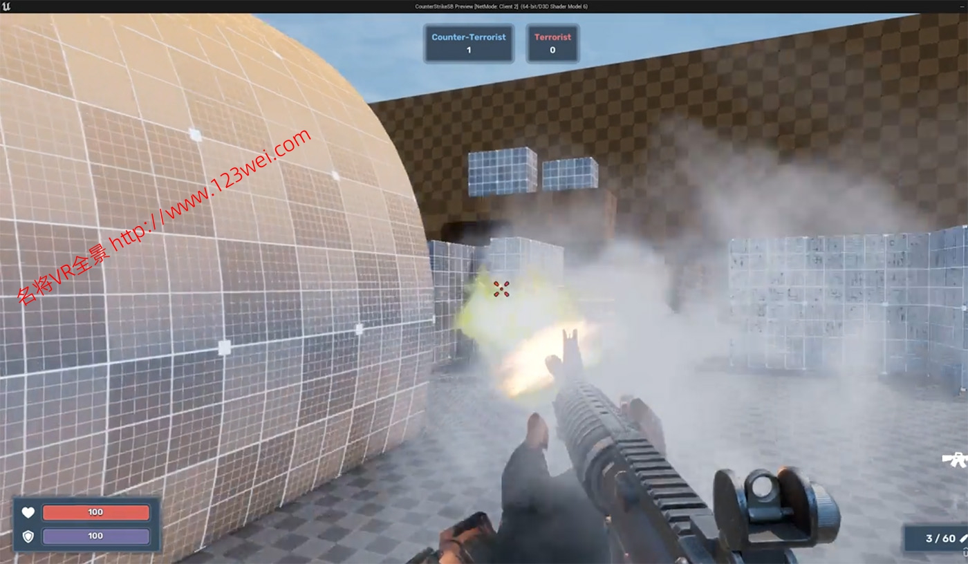 图片[1]-【游戏开发教程】UE5（虚幻引擎5）视频教程：UE5蓝图开发多人射击游戏2023新课程（1080P）_中文字幕【推荐】-VR全景