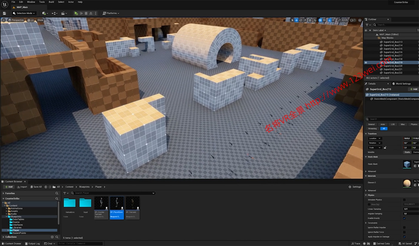 图片[8]-【游戏开发教程】UE5（虚幻引擎5）视频教程：UE5蓝图开发多人射击游戏2023新课程（1080P）_中文字幕【推荐】-VR全景