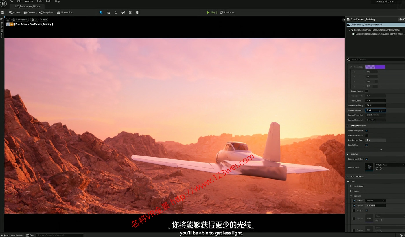 图片[3]-UE5（虚幻引擎5）视频教程：虚幻引擎5中的实时电影环境_中文字幕-VR全景