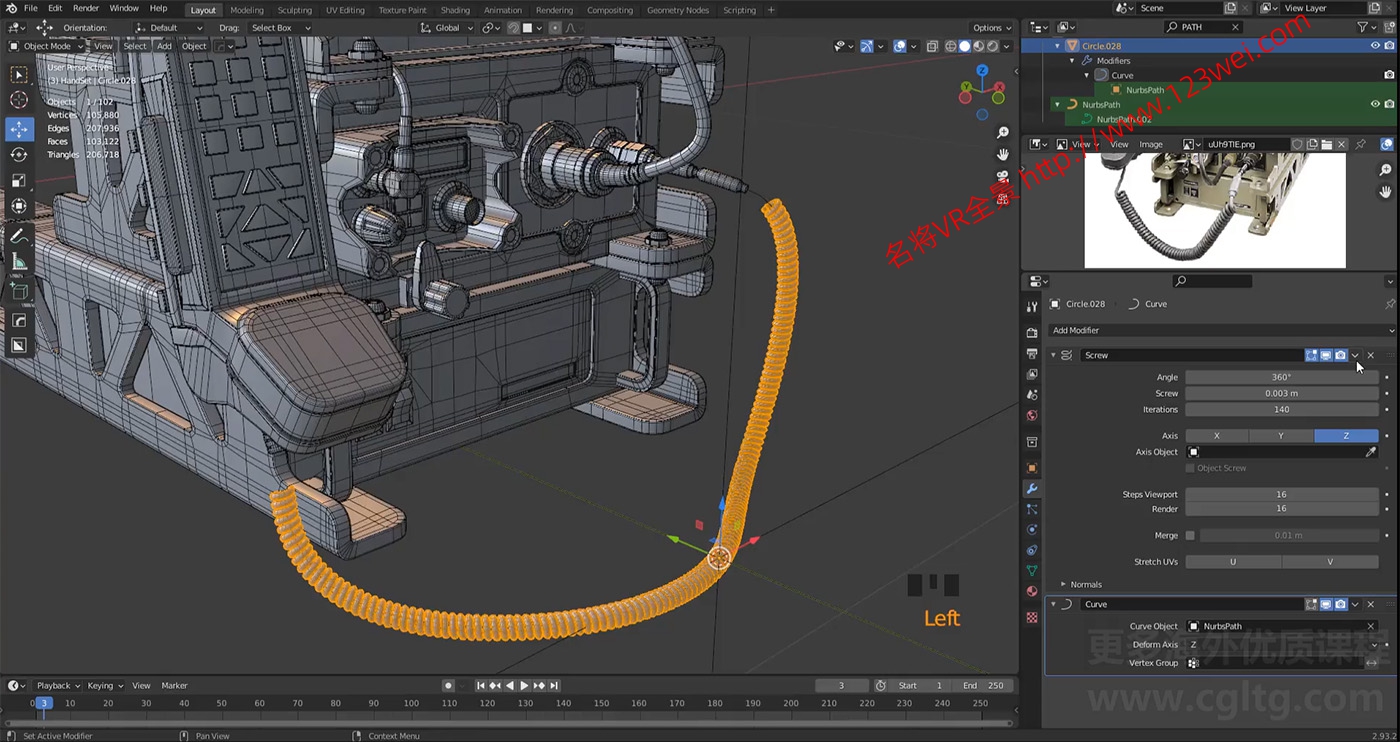 图片[3]-Blender 视频教程：Blender建模案例全流程_高频无线电收音机-VR全景