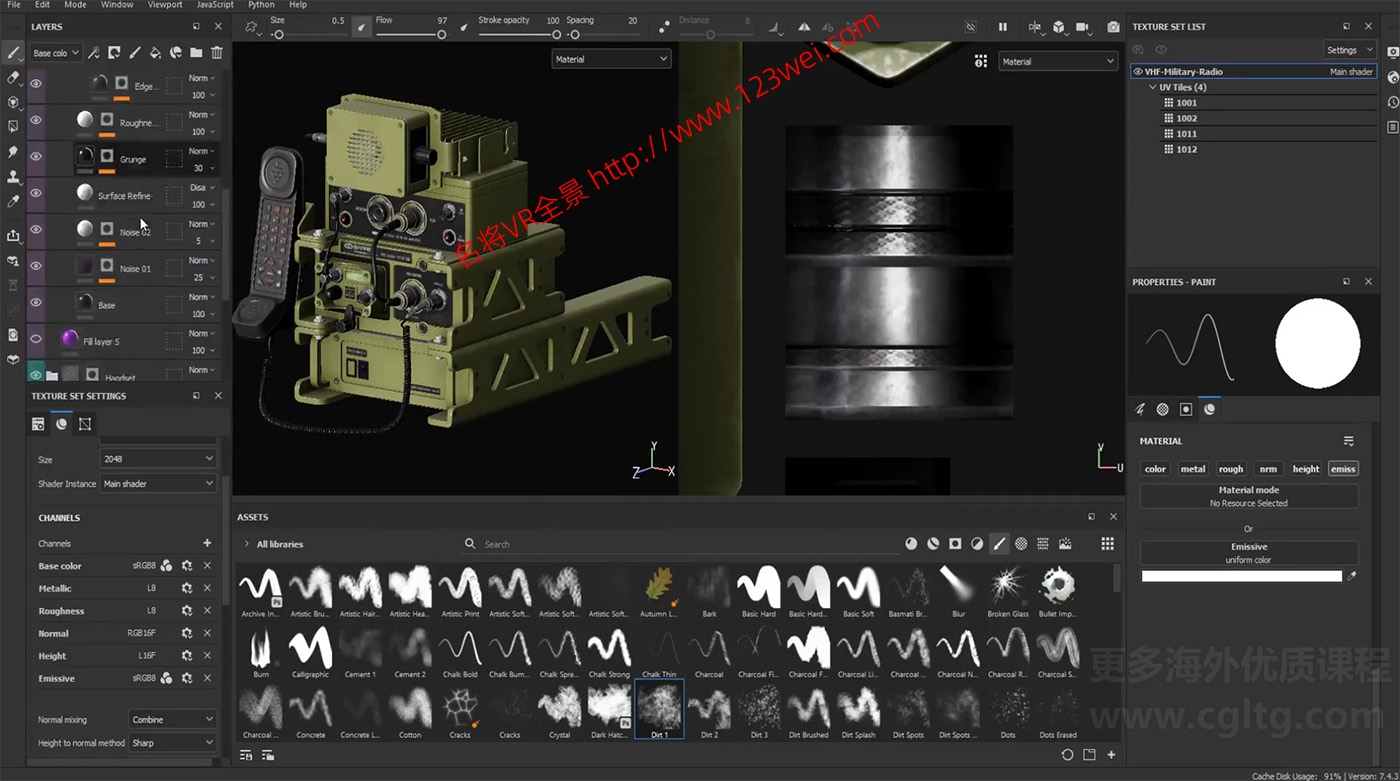 图片[2]-Blender 视频教程：Blender建模案例全流程_高频无线电收音机-VR全景