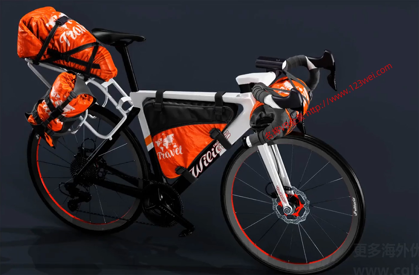 图片[1]-Blender 视频教程：Blender建模案例全流程_旅行自行车-VR全景