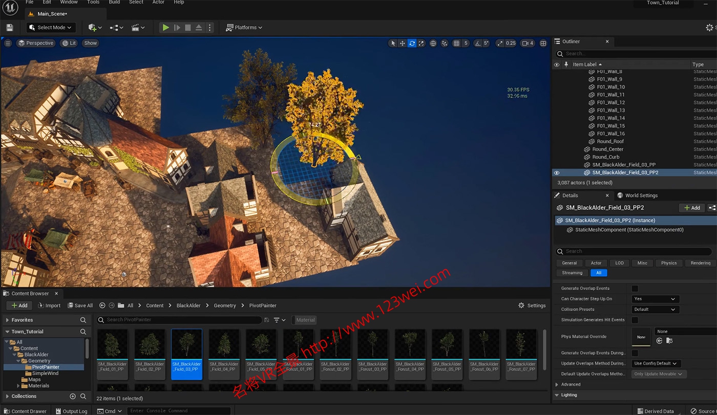 图片[7]-UE5（虚幻引擎5）视频教程：使用UE5和blender创建中世纪城镇环境_中文字幕【推荐】-VR全景